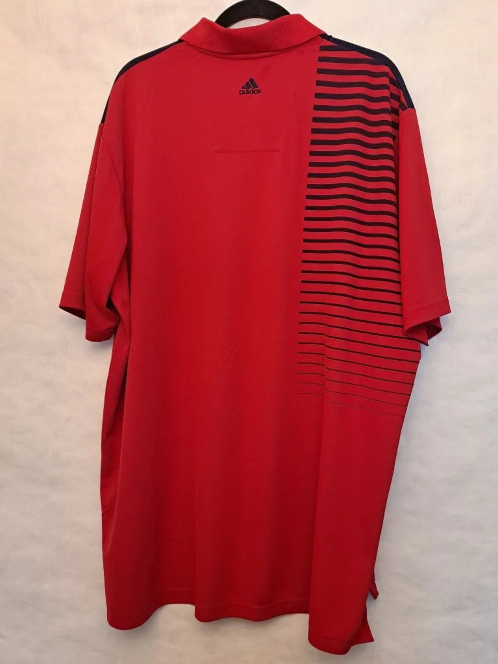 Adidas Climacool Cabo Real Polo Shirt Mens Sz 2XL Red Golf Performance Tech EUC